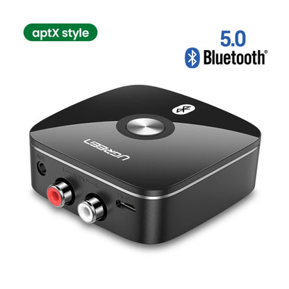 UGREEN Bluetooth RCA Receiver 5.0 aptX LL 3.5mm Jack Aux Wireless Adapter Music for TV Car RCA Bluetooth 5.0 Audio Receiver