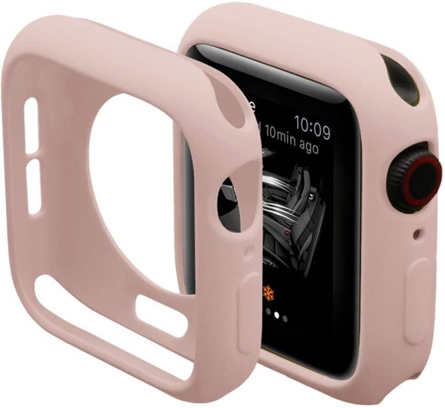 Apple Watch Soft Silicone Case for Series 7 6 5 4 3 With Size 45mm 42MM 38MM Cover Protection