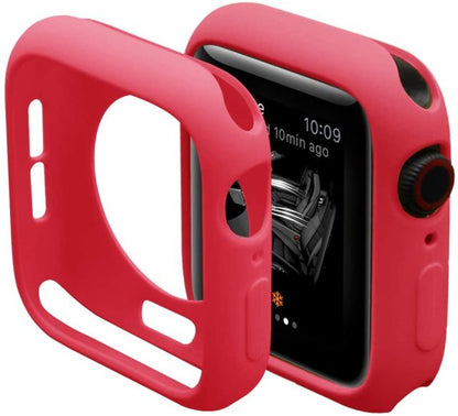 Apple Watch Soft Silicone Case for Series 7 6 5 4 3 With Size 45mm 42MM 38MM Cover Protection