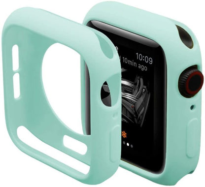 Apple Watch Soft Silicone Case for Series 7 6 5 4 3 With Size 45mm 42MM 38MM Cover Protection