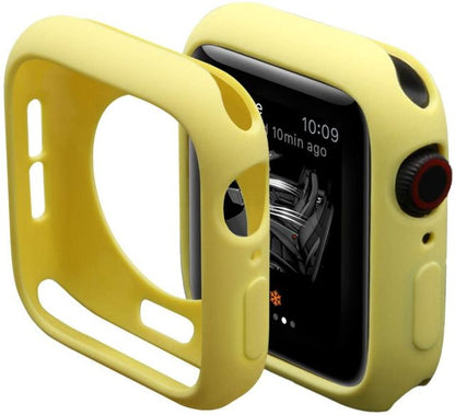 Apple Watch Soft Silicone Case for Series 7 6 5 4 3 With Size 45mm 42MM 38MM Cover Protection