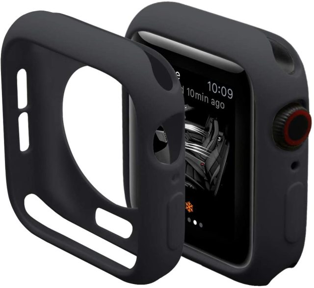 Apple Watch Soft Silicone Case for Series 7 6 5 4 3 With Size 45mm 42MM 38MM Cover Protection