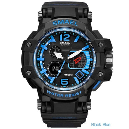 SMAEL Men Quartz Digital Watch Men‘s Sport Electronic Military Wrist watch Male