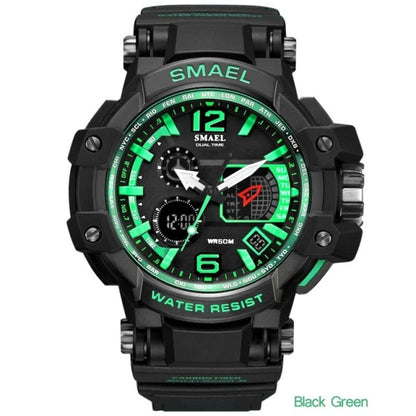 SMAEL Men Quartz Digital Watch Men‘s Sport Electronic Military Wrist watch Male