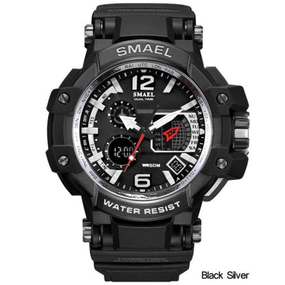 SMAEL Men Quartz Digital Watch Men‘s Sport Electronic Military Wrist watch Male