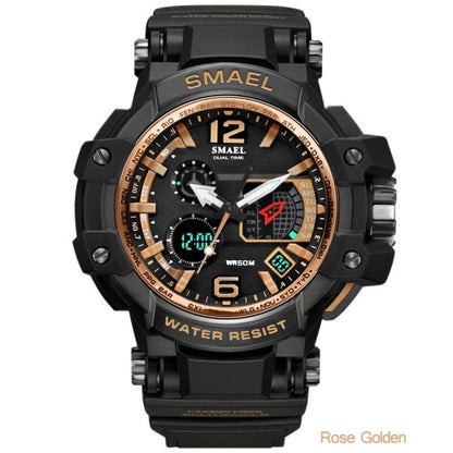 SMAEL Men Quartz Digital Watch Men‘s Sport Electronic Military Wrist watch Male