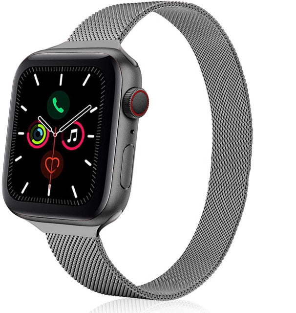 Apple watch Strap For band 44mm 40mm 38mm 42mm metal Magnetic Loop correa Accessories bracelet