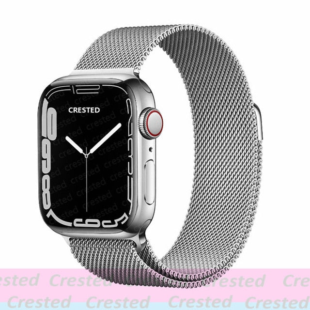 Apple watch Strap For band 44mm 40mm 38mm 42mm metal Magnetic Loop correa Accessories bracelet