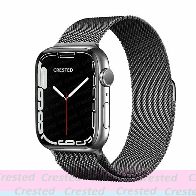 Apple watch Strap For band 44mm 40mm 38mm 42mm metal Magnetic Loop correa Accessories bracelet