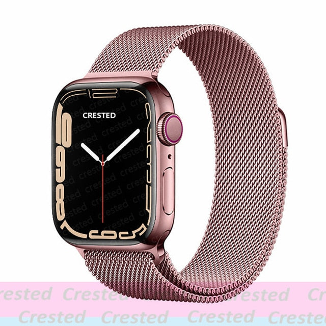 Apple watch Strap For band 44mm 40mm 38mm 42mm metal Magnetic Loop correa Accessories bracelet