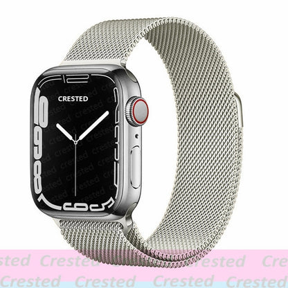 Apple watch Strap For band 44mm 40mm 38mm 42mm metal Magnetic Loop correa Accessories bracelet