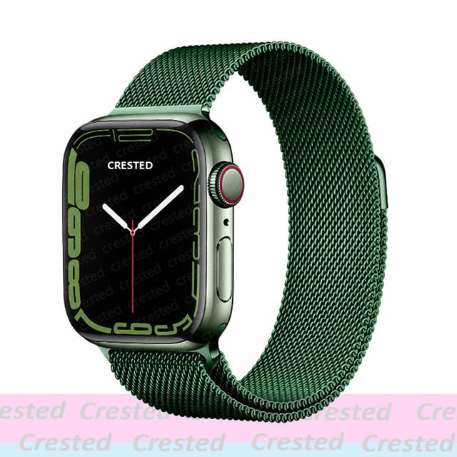 Apple watch Strap For band 44mm 40mm 38mm 42mm metal Magnetic Loop correa Accessories bracelet