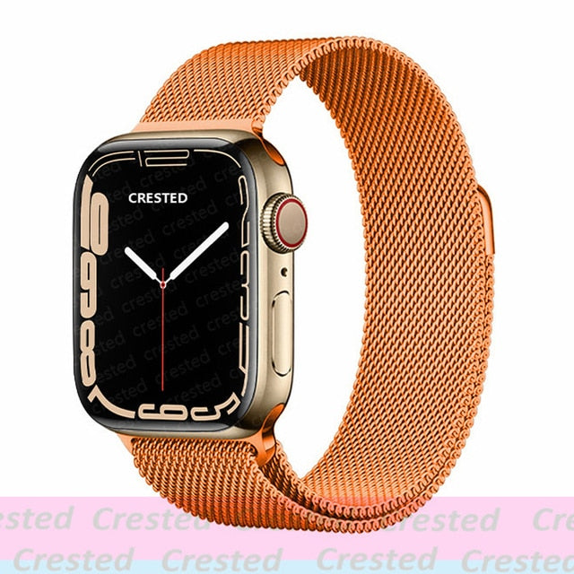 Apple watch Strap For band 44mm 40mm 38mm 42mm metal Magnetic Loop correa Accessories bracelet