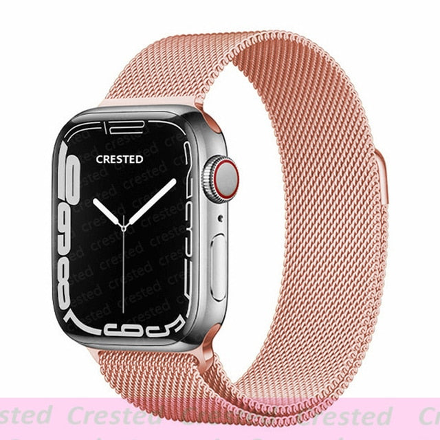 Apple watch Strap For band 44mm 40mm 38mm 42mm metal Magnetic Loop correa Accessories bracelet
