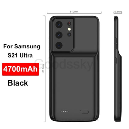 Power Case For Samsung Galaxy Note 20 Ultra 8 9 10 S8 S9 S10 S20 S21 Plus S10e
