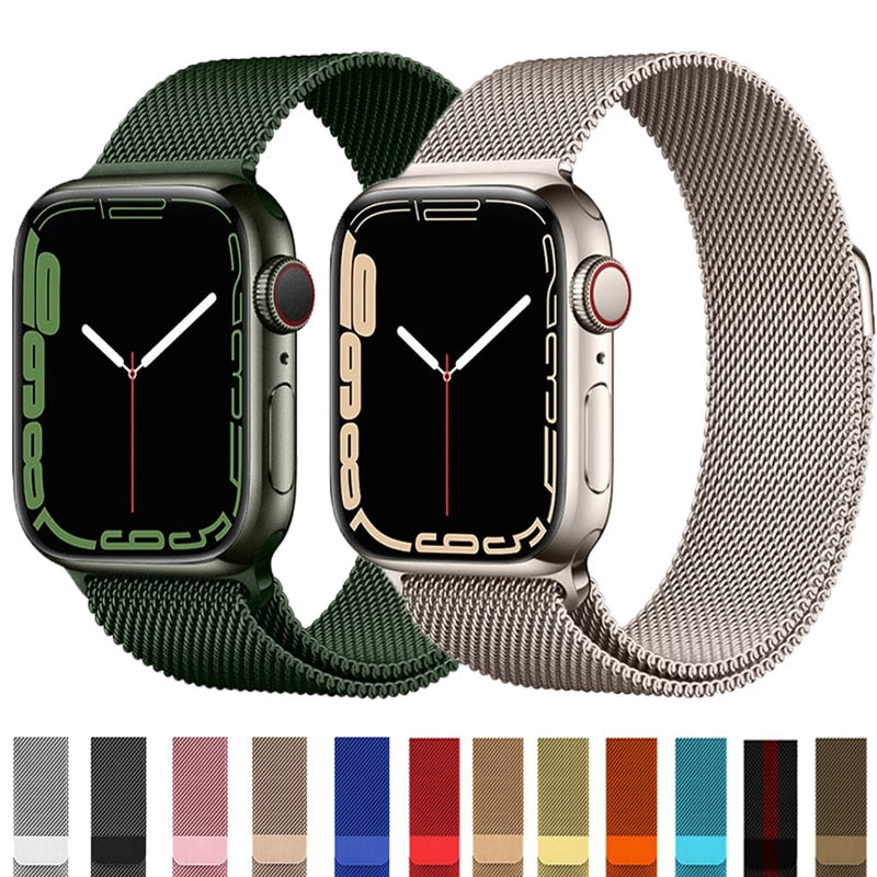 Apple watch Strap For band 44mm 40mm 38mm 42mm metal Magnetic Loop correa Accessories bracelet