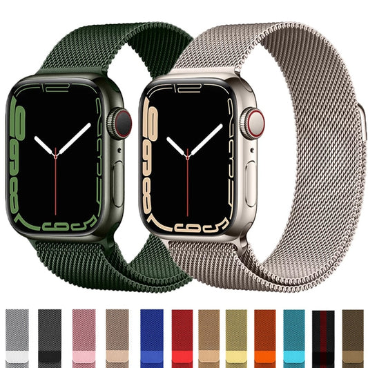 Apple watch Strap For band 44mm 40mm 38mm 42mm metal Magnetic Loop correa Accessories bracelet